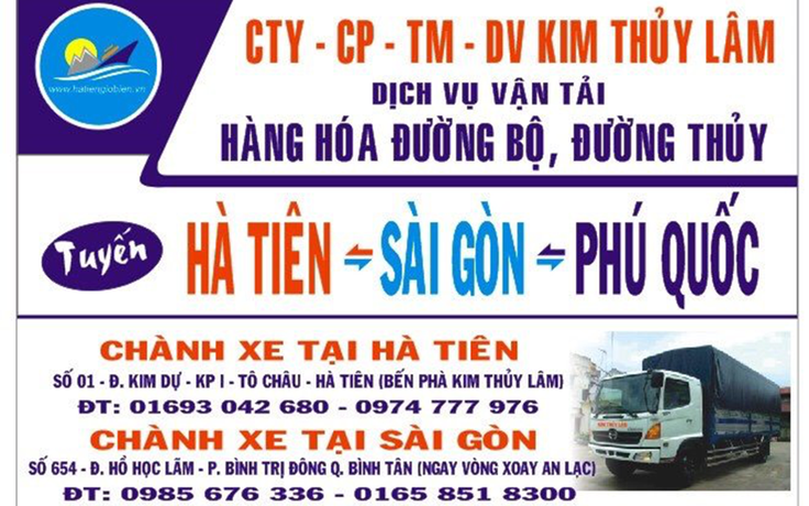 Kim Thủy Lâm khai trương tuyến vận tải hàng hóa Sài Gòn - Kiên Giang