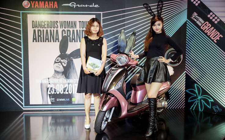 Yamaha Grande mang nhiều hoạt động thú vị đến đêm nhạc Ariana Grande