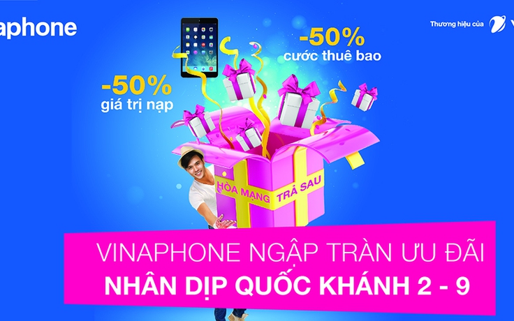 ‘Bão’ khuyến mại của VinaPhone chào mừng Quốc khánh