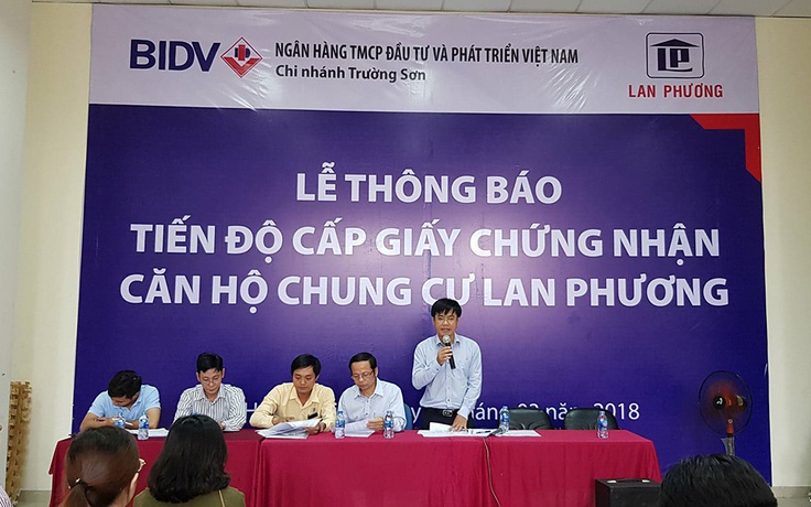 Tiến độ cấp giấy chứng nhận chung cư Lan Phương
