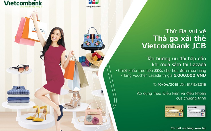 Ưu đãi hấp dẫn dành cho chủ thẻ Vietcombank JCB