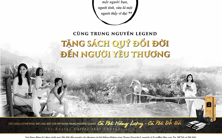 Trung Nguyên Legend tặng 20.000 sách quý đổi đời đến người yêu thương