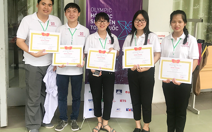Sinh viên Duy Tân đạt giải cao tại Olympic Hóa học toàn quốc 2018