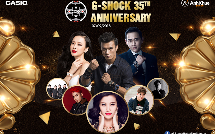 Nhận vé xem đại nhạc hội Casio G-Shock 35th cùng Bùi Tiến Dũng, Đông Nhi