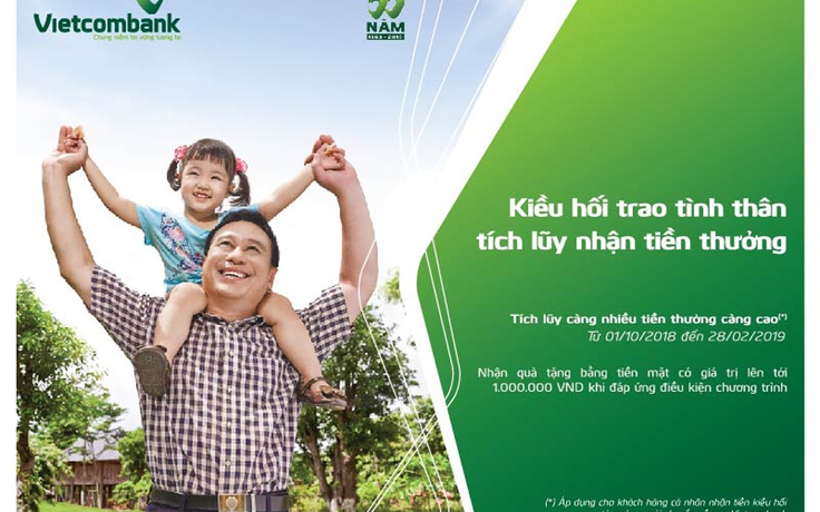 Vietcombank ‘tấn công’ sớm vào dòng kiều hối tết năm 2018