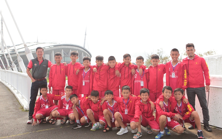 Trại hè Bóng đá thiếu niên Toyota 2018 thi đấu giao hữu tại Nhật Bản
