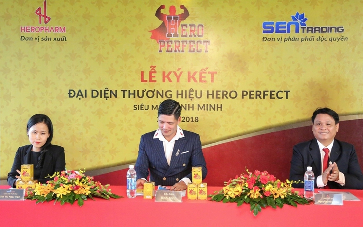Siêu mẫu Bình Minh làm đại sứ thương hiệu của Hero Perfect