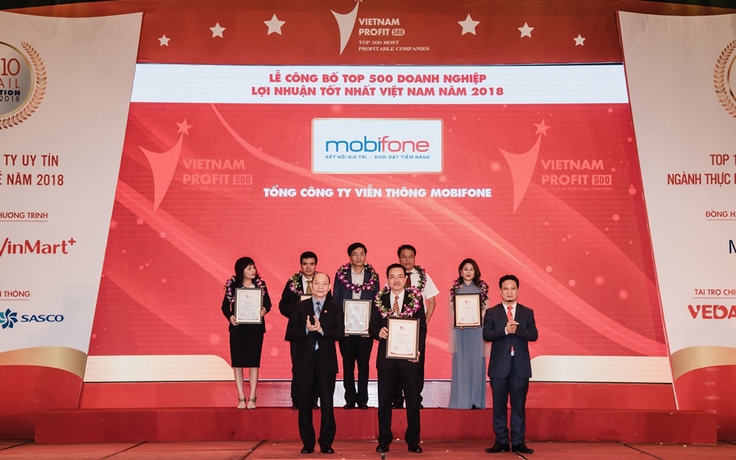 MobiFone nằm trong Top 20 doanh nghiệp có lợi nhuận lớn nhất năm 2018