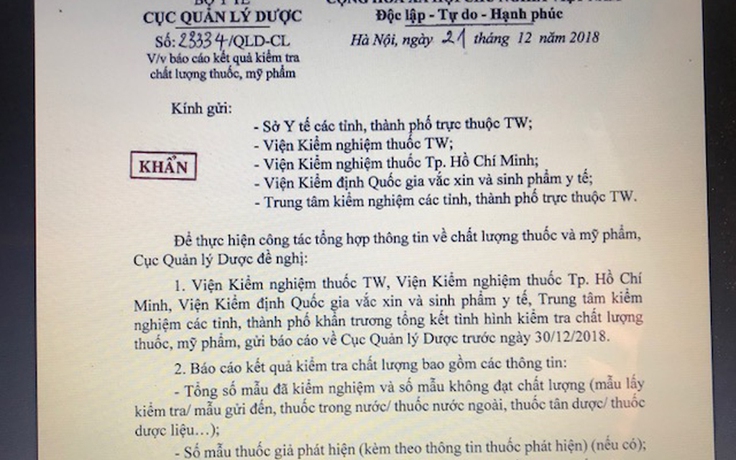 Tăng cường chống hàng giả trong lĩnh vực y tế