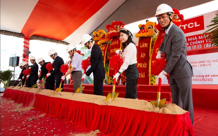 TCL khởi công nhà máy sản xuất tivi mới tại Bình Dương