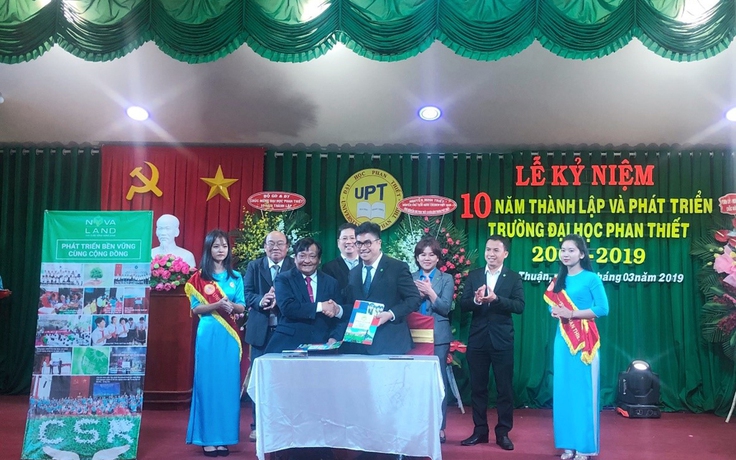 Thực hiện trách nhiệm xã hội tại Bình Thuận, Novaland song hành cùng giáo dục đào tạo