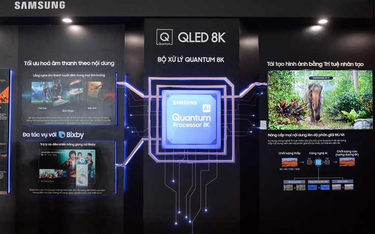 Mãn nhãn sự kiện ra mắt TV QLED 8K đầu tiên trên thế giới