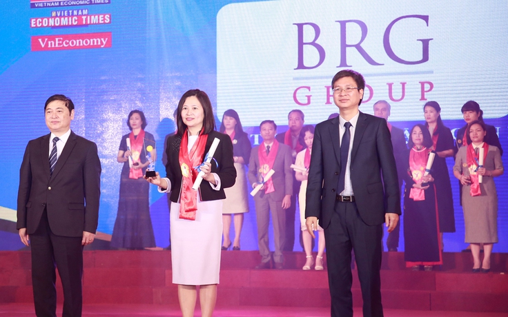 Tập đoàn BRG giành giải thưởng Thương hiệu mạnh Việt Nam 2018
