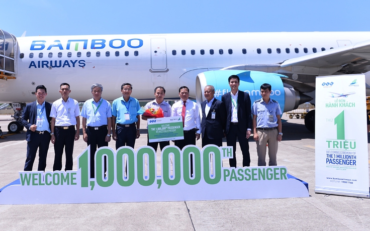 Bamboo Airways đón hành khách thứ 1 triệu tại sân bay Phù Cát - Bình Định