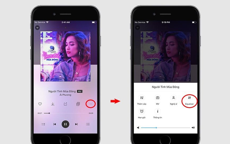 Khám phá những tính năng siêu thú vị trên app NhacCuaTui
