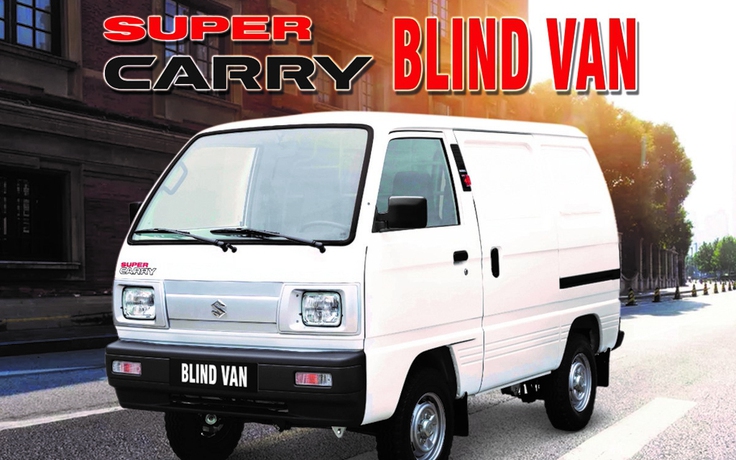 Suzuki Super Carry Blind Van nay được lưu thông 24/24 trong nội đô