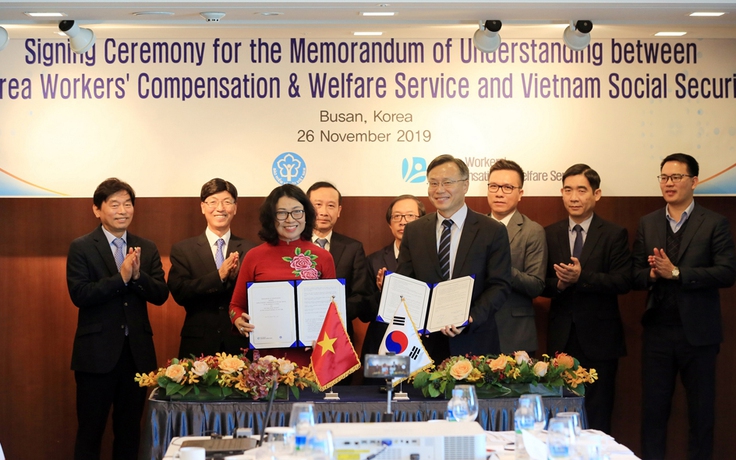 Việt Nam - Hàn Quốc ký kết biên bản ghi nhớ hợp tác về phúc lợi