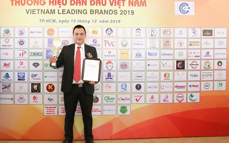 Sakos được vinh danh Top 10 Thương hiệu dẫn đầu Việt Nam 2019