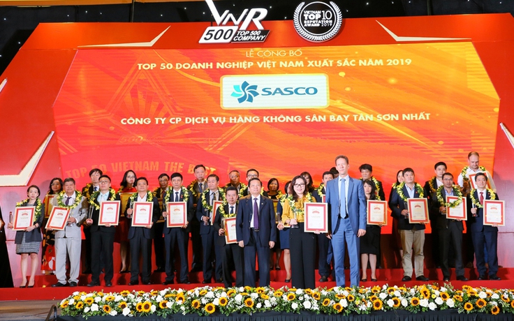 SASCO tiếp tục vào Top 50 doanh nghiệp xuất sắc nhất Việt Nam năm 2019