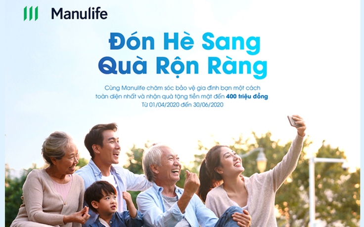 Chương trình 'Đón hè sang - Quà rộn ràng': Nhận quà tiền mặt của SCB và Manulife