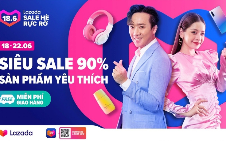 Lazada lần đầu áp dụng miễn phí giao hàng không giới hạn trong ‘Sale hè rực rỡ’