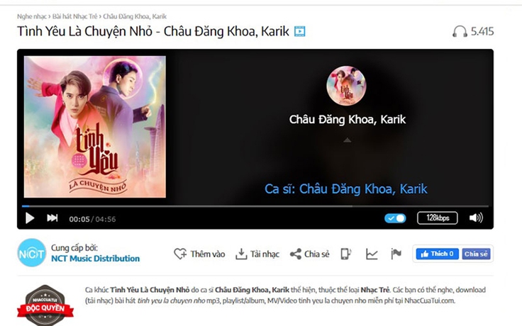 Châu Đăng Khoa trở lại đường đua nhạc Việt với vai trò ca sĩ