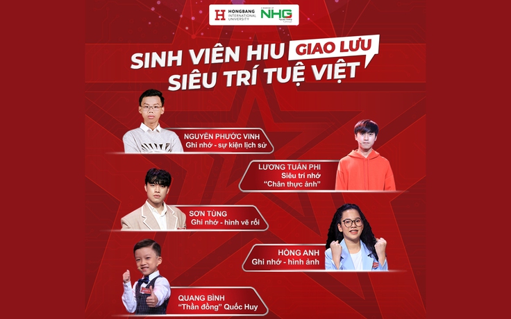 Biệt đội siêu trí tuệ Việt giao lưu cùng sinh viên HIU