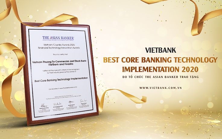 Vietbank nhận giải thưởng ngân hàng lõi tốt nhất 2020