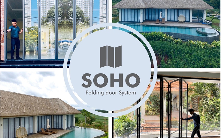 SOHO Folding - cửa nhôm xếp trượt Hàn Quốc