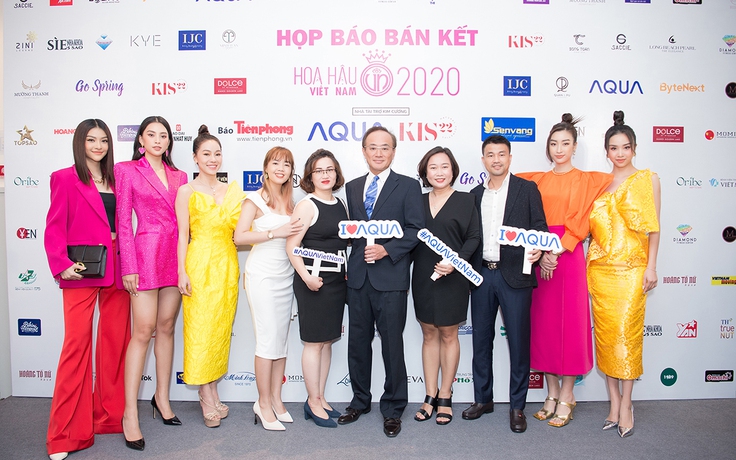 AQUA đồng hành cùng họp báo Bán kết Hoa hậu Việt Nam 2020