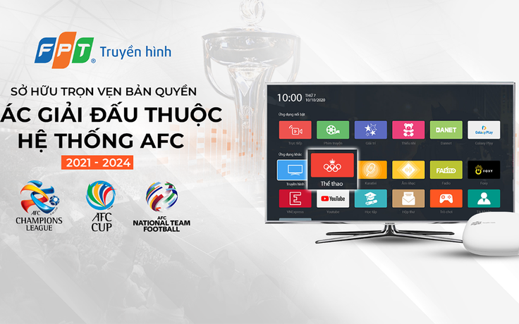 Xem AFC trên hệ thống Truyền hình FPT