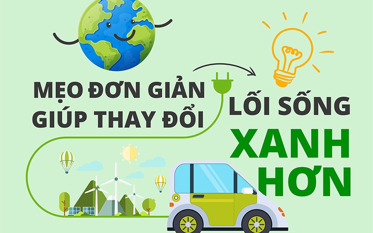 5 mẹo đơn giản giúp thay đổi lối sống xanh hơn