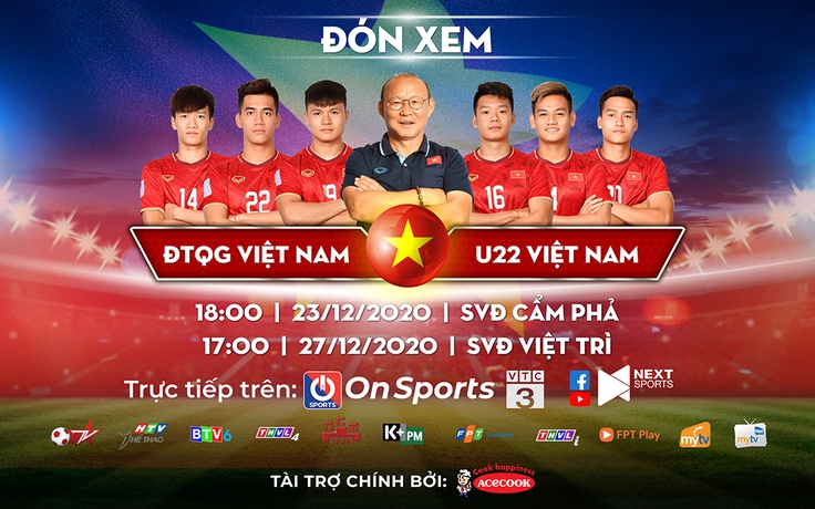 Xem Quang Hải, Công Phượng,… đối đầu các ngôi sao trẻ trên kênh On Sports-VTC3