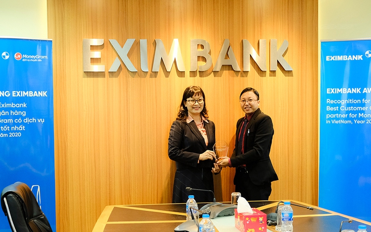MoneyGram công nhận Eximbank có dịch vụ khách hàng tốt