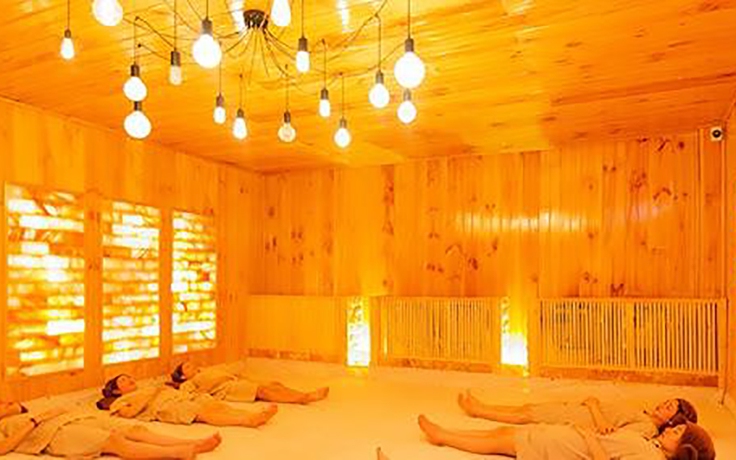 Chi phí lắp đặt phòng xông hơi đá muối Himalaya cho spa