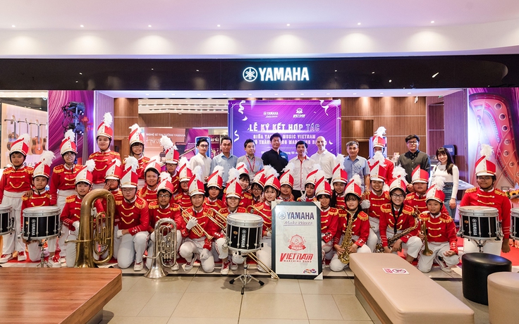 Ký kết hợp tác giữa Yamaha Music Vietnam và Võ Thành Trang Marching Brand
