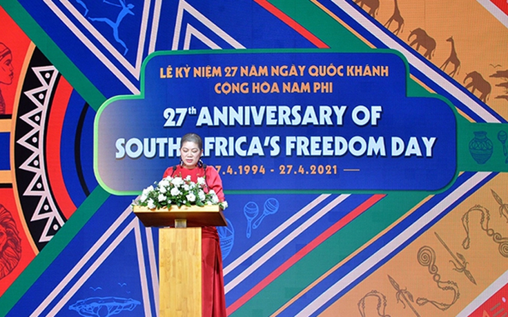 Lễ kỷ niệm 27 năm Quốc khánh Cộng hòa Nam Phi (1994 - 2021) tại TP.HCM