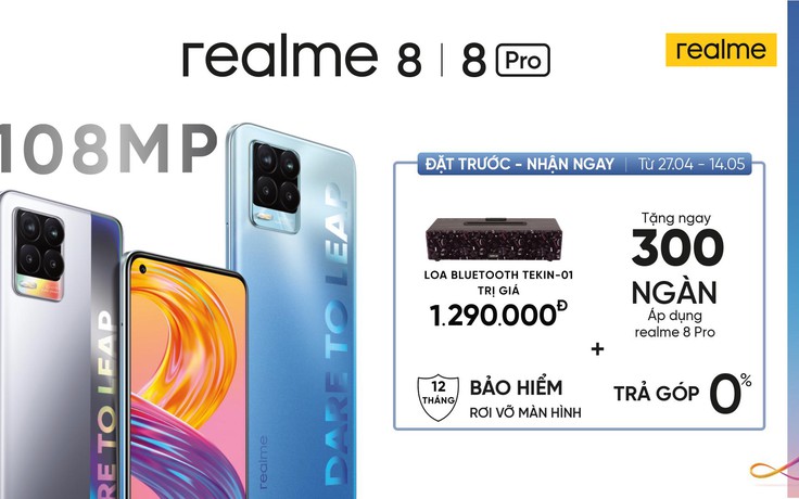 Realme 8 - selfie ‘thần thái’ với cụm camera thông minh