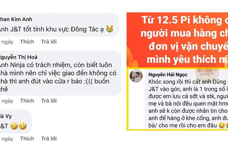 J&T Express liên tục được bình chọn là đơn vị giao hàng yêu thích trên sàn Shopee