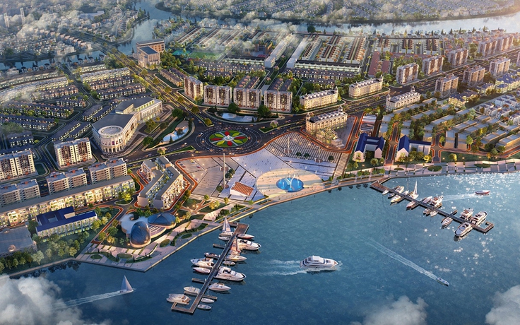 Bản giao hưởng kiến trúc châu Âu tuyệt mỹ tại Aqua City