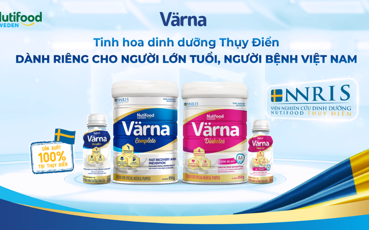 Nutifood Thụy Điển ra mắt sữa chất lượng châu Âu dành riêng cho người cao tuổi Việt