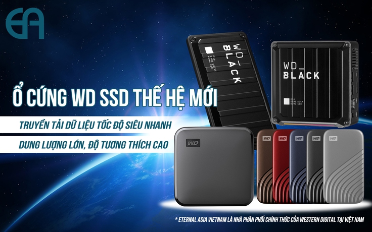 WD ra mắt loạt sản phẩm ổ cứng di động SSD thế hệ mới