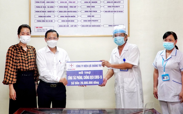 Công ty Điện lực Quảng Trị chung tay cùng y bác sĩ tuyến đầu chống dịch