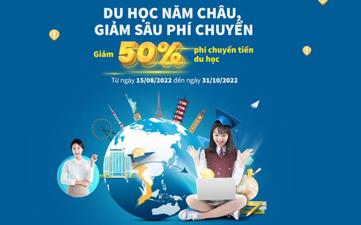 Eximbank triển khai CTKM 'Du học năm châu, Giảm sâu phí chuyển'