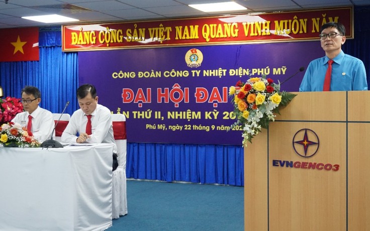 Đại hội Công đoàn Công ty Nhiệt điện Phú Mỹ nhiệm kỳ 2022-2027