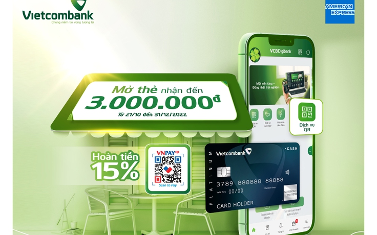 Bùng nổ ưu đãi cùng thẻ Vietcombank American Express