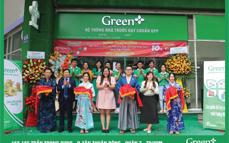 Green+ xây dựng chuỗi nhà thuốc Green+ chuẩn GPP