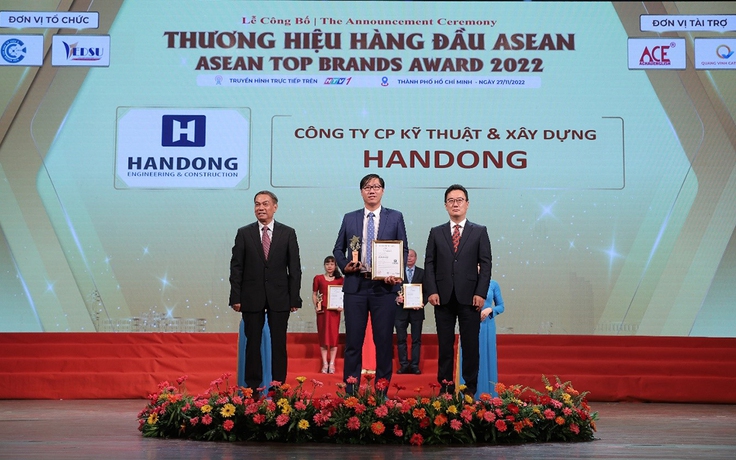 Handong E&C được vinh danh top 10 thương hiệu hàng đầu ASEAN 2022