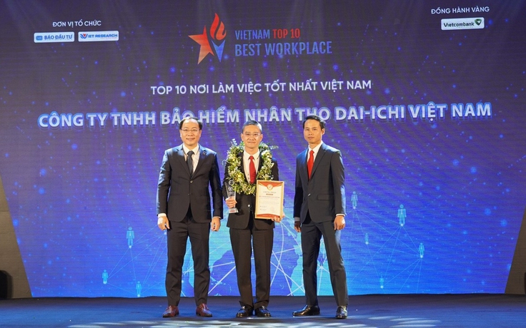 Dai-ichi Life Việt Nam được vinh danh trong Top 4 Nơi làm việc tốt nhất Việt Nam