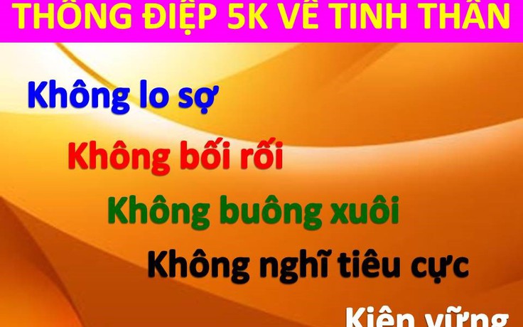 Thông điệp 5K về tinh thần